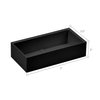 Bostitch Office Konnect Desk Organizer Accessory Tray, Wide, Stacks for Desktop Storage, Black
