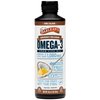 Barlean's Pina Colada Omega 3 Fish Oil Liquid Supplement 1080mg of High Potency EPA & DHA Omegas, Smoothie Flavored & Burpless Omega 3 for Kids and Adults, 16 oz