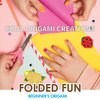 Fun With: Folded Fun - Beginner's Origami - Activity Set to Learn Origami, 80 Sheets of Origami Paper, 20 Googly Eyes, DIY Arts & Crafts, Kids Ages 8+