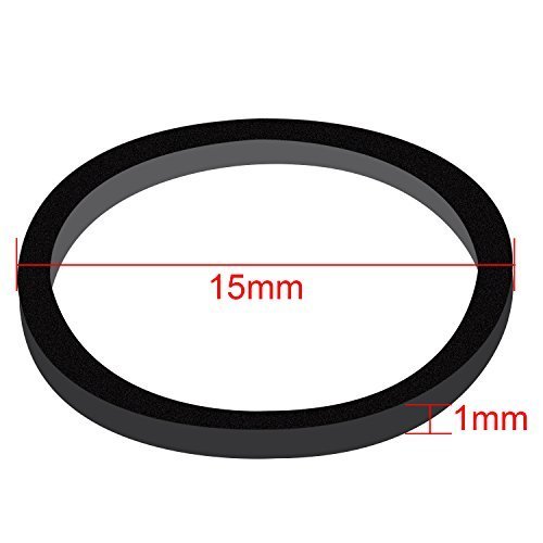 Hicarer Pack of 2000 Mini Rubber Bands Soft Hair Elastics Braiding Bands for Children Hair, Small Dreadlocks, Wedding Hairstyle and More (Black)