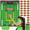 PLULON Football Game for Kids Pin the Football on the Goalpost Poster with Football Stickers Football Birthday Party Favors Home Wall Decorations for Kids Adults Family Birthday Party Supplies