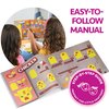 Hand Puppet Kit - Make Your Own Animal Puppets - 10 Felt Puppets - Simple Step By Step Instructions - Art Craft, Role Play, Storytelling - Puppets for kids, Children's Art & Craft Birthday Gifts Ideas