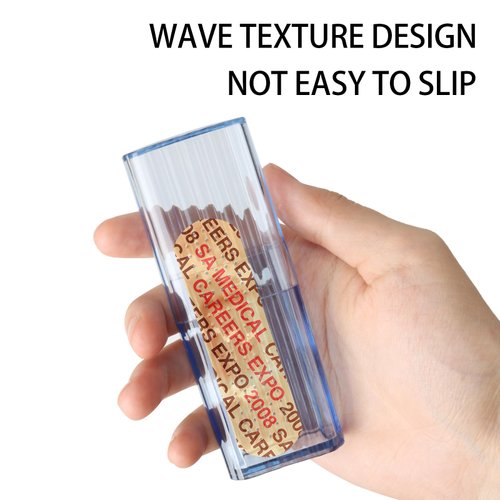 Runloon 8Pcs Mini Portable Dental Floss Storage Box, Flosser Band-Aid Toothpick Holder Cotton Swab Boxs Travel Storage Case, Transparent Small Dispenser Container for Small Item Storage