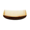 TAN MUJIANG Hair Comb Wooden Sheep or Cow Horn Comb Smooth Luxury Set Comb, Anti-Static YTB Comb 5-11 with Case