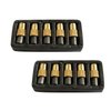 MENSI 4 Pack Spark Torch Igniter Single Flint Spark Lighter for Propane Kitchen Torch Starter with 10pcs Free Flints