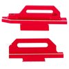 RCHuiWow RC Tall Battery Hold Downs Upgrades Part for 1/10 Slash 4x4 LCG,Alloy Aluminium Battery Holder Mount Hold Down w/Strap,Red