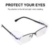YunTuo 2/4/6/10 Pairs Glasses Side Shields for Eye Glasses,Safety Glasses with Side for Eye Protection-Fits Small to Medium Eyeglasses (2)