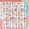 Hohamn Pig Temporary Tattoos for Kids 12 Sheets Cute Piggy Fake Tattoos for Girls Boys Kids Birthday Party Supplies Gifts Decoration