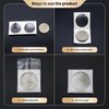 coin flips 2x2 sleeves 1000pcs, No need to use a stapler, for 2x2 coin flips dollar,coin protectors,coin holders collectors,and miniature things Small Parts - Reusable Self Seal