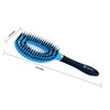 Zabolight Detangling Flex Brush Natural Boar Bristle Hair Brush for Kids, Women, and Men - Detangle All Hair Types Wet Or Dry (Blue)