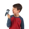 Folkmanis Mini Chickadee Finger Puppet, White; Black;gray