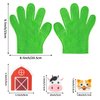 WATINC Felt Story Finger Puppets - 2Pcs DTY Storytelling Hand Puppet Felt Art Craft Education Gift, Making Storytime Glove Puppet Early Learning Role Play for Kids Toddles (Farm Animals)