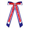 4th of July Bows for Women Red White and Blue Hair Bows Fourth of July Hair Accessories American Flag Star USA Hair Bow Clips Ribbon Ponytail Holder 4th of July Accessories Outfits Gifts (Pattern L)