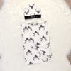 IWOKA Soft Newborn Baby Deer Print Blanket Bedding Blanket Wrap Swaddle Blanket Bath Towel+Hat (Deer Print)