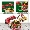KAZI Christmas Train Building Toys for Kids,Christmas Train Sets with Santa Claus and Reindeer,Christmas Decorations for Tabletop & Home,Christmas Party Favors, for Boys Girls Ages 8+