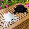 Bakalizoo Soft Spider Dolls, Cute Stuffed Animals Plush Pranks Spoof Stuff Toys, Gifts for Kids, Child, Birthday, Halloween, Christmas, Home Decor (Black)