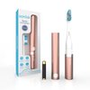 Sonisk Pulse | Battery Powered Electric Toothbrush | Sonic Technology | 1x Battery, 2X Brush Heads, 1x Travel Case Included | 31,000 Strokes Per Minute | Portable Size | Rose Gold