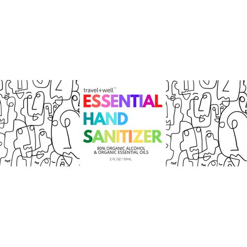 Travel + Well Essential No-Rinse Organic Hand Wash 5 Pack