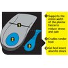 PROFOOT Orthotic Insoles For Plantar Fasciitis & Heel Pain, Men's 8-13, 2 Pair, Gel Heel Shock Absorbing Insoles To Help Reduce Pain & Stress, Foot Care Arch Support Inserts For Shoes