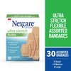 Nexcare Nexcare Comfort Flexible Fabric Bandage Latex Free Assorted Sizes, Assorted Sizes 30 each (Pack of 3)
