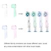 Electric Toothbrush Holder with 1 Charging Stand Slot, 1 Toothbrush Stand and 4 Toothbrush Head Stands + 4 PCS Toothbrush Head Covers for Oral B