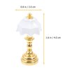 Street Lamp Miniature Dollhouse Table Lamp Mini Light Bedside Lamp Garden Pots Decoration For Dolls House Furniture Toy Home Decorations Dollhouse Table Lamp