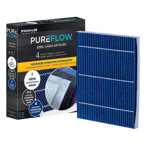 PureFlow HEPA Cabin Air Filter PC99273HX | Fits 2022-19 Kia Niro EV, 2019-17 Hyundai Ioniq