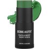 CCBeauty Witch Green Face Body Paint Stick, St. Patrick's Day Grease Dark Green Eye Black Sticks for Sports, Hypoallergenic Camo Hulk Hunting FacePaint Makeup Halloween Cosplay Costume Party