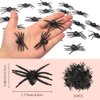 Plastic Spiders, 30Pcs Small Fake Spiders, Halloween Spiders, Realistic Mini Spider, Tiny Spiders Bulk, Black Toy Spiders, Rubber Spiders, Prank Toys, Plastic Insect Toy for Halloween Decorations