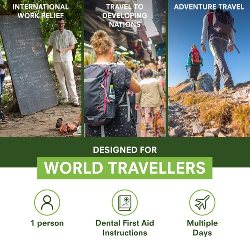 Adventure Medical Kits Dental Medic Travel First Aid Kit for Teeth