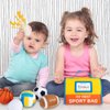 teytoy My First Sports Bag for Baby,Stuffed Plush Playset with Soft Basketball,Baseball,Football,Soccer,Golf Ball,Rugby,Volleyball Baby Birthday Gift Toys for 1 Year Old Boys Girls