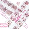 qiipii 3080Pcs Pink Nail Rhinestones 120 Multi Shapes Flatback Rhinestones Big Gems +2960 Light Pink Round Beads K9 Glass Stones Diamonds jewels Crystals for Nails Faces Eyes Makeup Clothes Crafts DIY