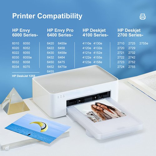 Kolor Expert Remanufactured 67XL Ink Cartridge Replacement for HP 67 67XL for DeskJet 2742 2755 Envy 6052 6055 6075 DeskJet Plus 4140 4155 4158 Printer (Black, Tri-Color, 2 Pack)