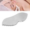 Stainless Steel Gua Sha for Facial Skin Care Scraping Massage Tool with Comb Teeth | Facial Massage, Used for Face, Neck, and Around Lips with Travel Pouch