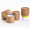 40 mL / 1.35 OZ Kraft Paperboard Lip Balm/Salve/Cosmetic/Lotion Jars x12
