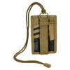HAZARD 4 Badger: Neck Lanyard w/Key Ring and Credit Card Organizer - Coyote