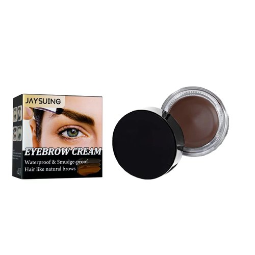 Eyebrow cream waterproof quick-drying non-staining non-off color smooth to create a three-dimensional natural wild eyebrow cream (01#Light brown)