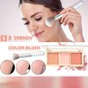 All in One Makeup Kit for Women-Full Professional Kit With 12 Color Eyeshadow, Foundation, Powder, Lipsticks, Eyeliner, Blush, Eyebrow Soap, Makeup Gift Set for Women Teens (Pink Matte)