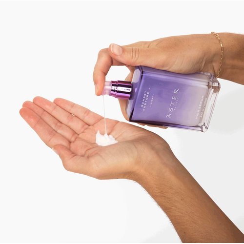 Aster Beauty Sunset Restore + Hair Serum | Overnight Hydrating Treatment | Detangles, Strengthens, Smooths Frizz, Reduces Split Ends, Enhances Shine | Infused With Natural Oils | For All Hair Types