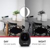 Konnek Stein Wireless Security Camera, WiFi Indoor Camera Pan and Tilt Monitoring, HD 1080P Motion Detection, Night Vision, Remote Control, Two-Way Audio, with TF Card Slot and Cloud (Black)