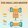 Melede Dog Squeaky Toy, Indestructible Plush and Nylon Fabric Dog Puzzle Toy, Interactive Dog Toys