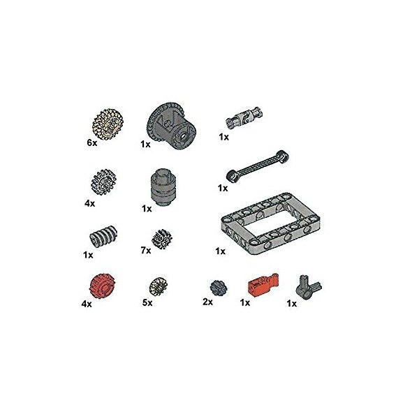 LEGO Technic Gears and Transmission Parts Pack