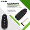 M3N5WY8609 Keyless Entry Remote Key Fob for Ford C-Max Energi Escape Focus SE and Titanium Focus Maverick 2013-2017 1 PCS 5 Buttons-SCITOO