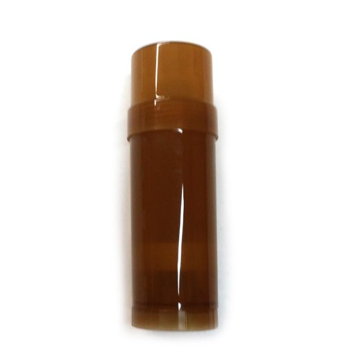 (11) Empty Clear Plastic Deodorant Containers (Brown) - 2.2 Oz Cylinders for heel balm, lotion bar etc. …