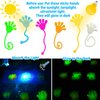 29PCS Glow in Dark Sticky Hands Bulk Party Favors for Kids Stretchy Sticky Fidget Toy Christmas Goodie Bag Stocking Stuffers Pinata Fillers Treasure Box Toys Classroom Prizes Birthday Supplies