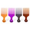 Lurrose 3pcs Hair Pick Comb Curly Hair Afro Comb Lift Detangle Hair Comb No Frizz Wide Tooth Comb Hair Styling Tool for Combing Detangling African American Hairstyles Purple