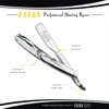 100 BLADES + Facón Professional Marble Straight Edge Barber Razor - Salon Quality Cut Throat Shavette