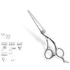 AOLANDUO Hair Cutting Scissor -Sharp & Lightweight-Offset Design Using Japanese JP440C Stainless Steel Hair Scissor for Barbers & Salon Stylists- Smooth Motion Fine Craftsmanship Barber Scissor