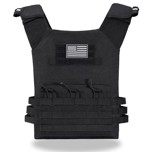 TACWINGS Outdoor Tactical Vest,Ultra-Light Breathable Adjustable Lightweight Airsoft Vest for Outdoor Paintball Training