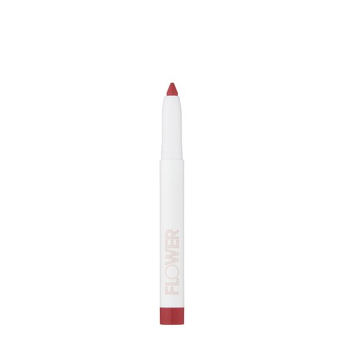 FLOWER BEAUTY By Drew Barrymore Scribble Stick Lip Liner + Eyeliner - Smooth Application + Blendable - 2-in-1 Lip + Eye Liner (Mauvelous)